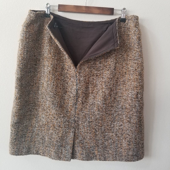 Nic + Zoe | "Tweed Flirt" knit pencil skirt sz 16 - Picture 3 of 5